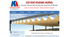 Desktop Screenshot of cokhikhanhhung.com
