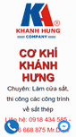 Mobile Screenshot of cokhikhanhhung.com